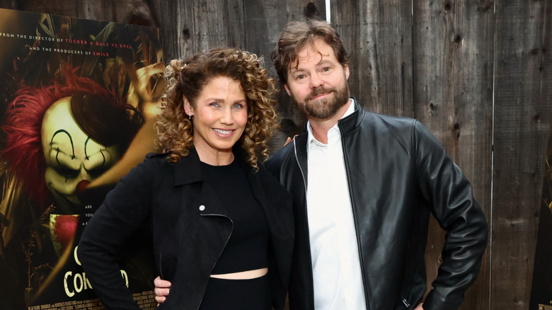 Eli Craig and Sasha Craig attend the Los Angeles special screening of "Clown In A Cornfield"