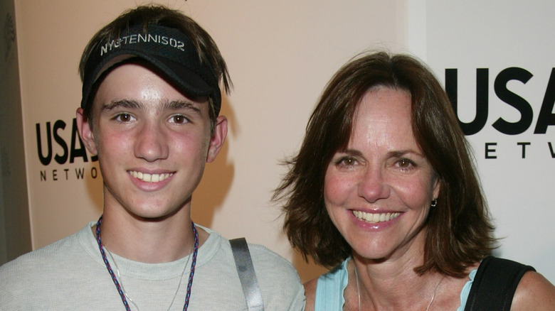 Sally Field and Sam Greisman at USA Network's opening night party of the 2003 U.S. Open at Aces Restaurant