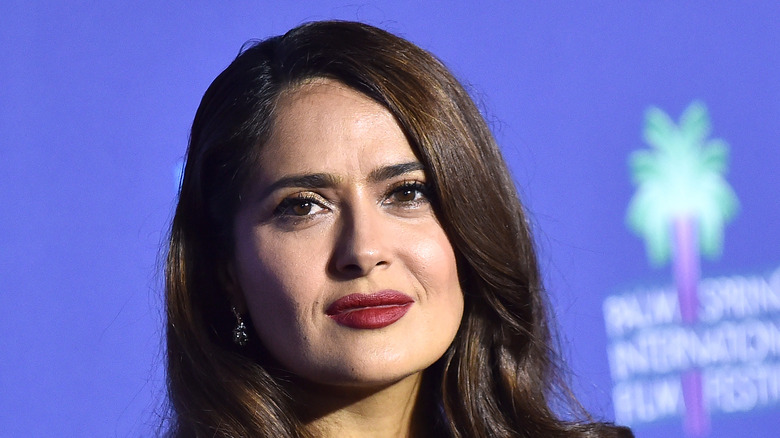 Salma Hayek posing  