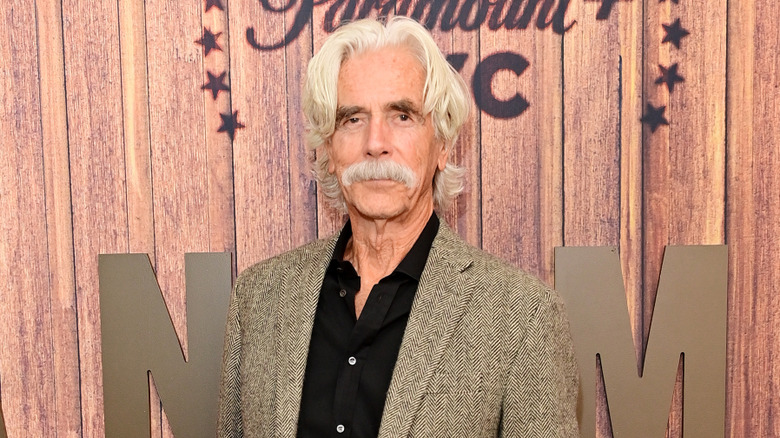Sam Elliott poses in 2025