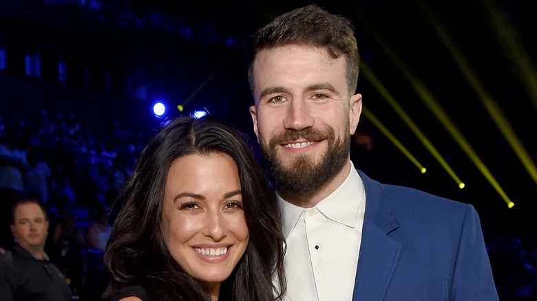Hannah Fowler and Sam Hunt posing together