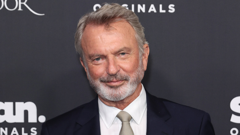 Sam Neill smiling