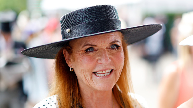 Sarah Ferguson smiles in 2025