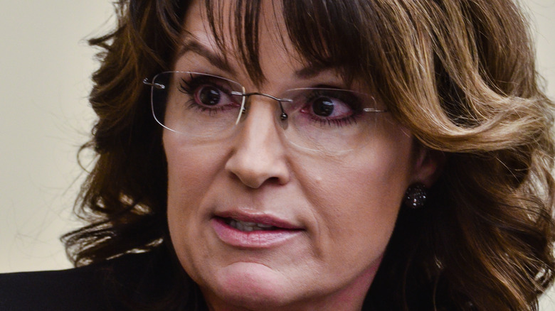 Sarah Palin looking shocked
