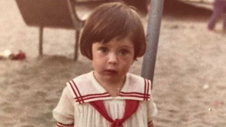 Sasha Alexander as a child