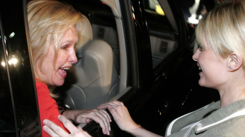 Paris Hilton and Kathy Hilton reunite after Paris' jail sentence.