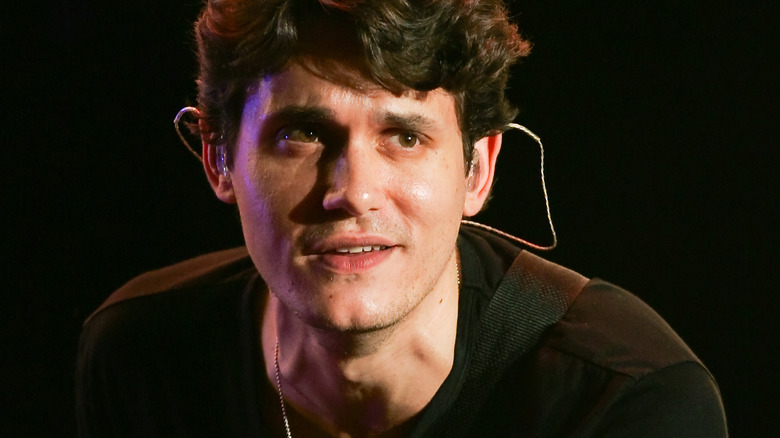 John Mayer performing