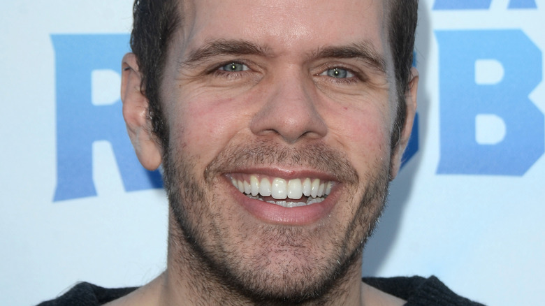 Perez Hilton posing