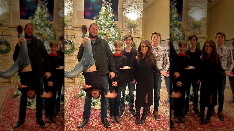 Lauren Boebert poses with her family