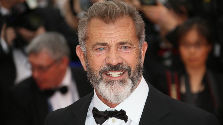 Mel Gibson smiling