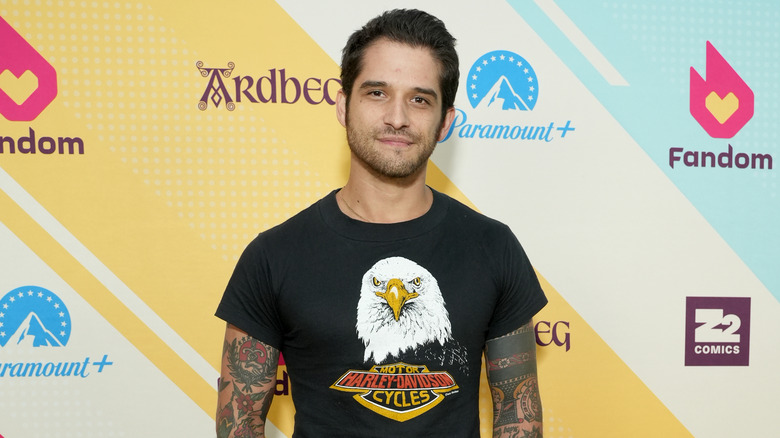 Tyler Posey wearing a tshirt