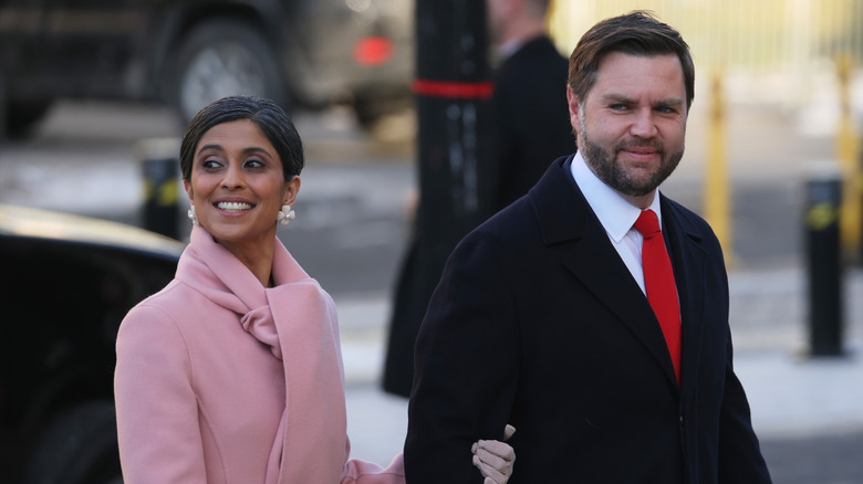 Usha and JD Vance on inauguration day.