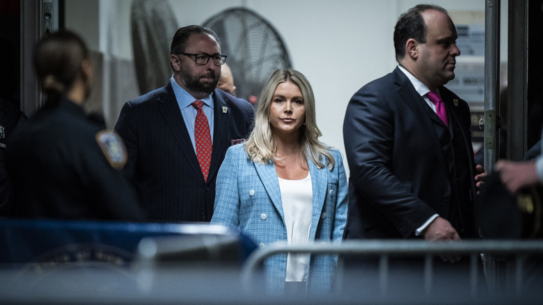 Karoline Leavitt at Manhattan Criminal Court