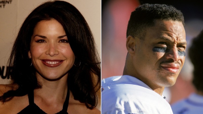 Split image of Lauren Sánchez and ex Anthony Miller
