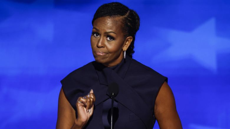 Michelle Obama speaks at the DNC in 2024