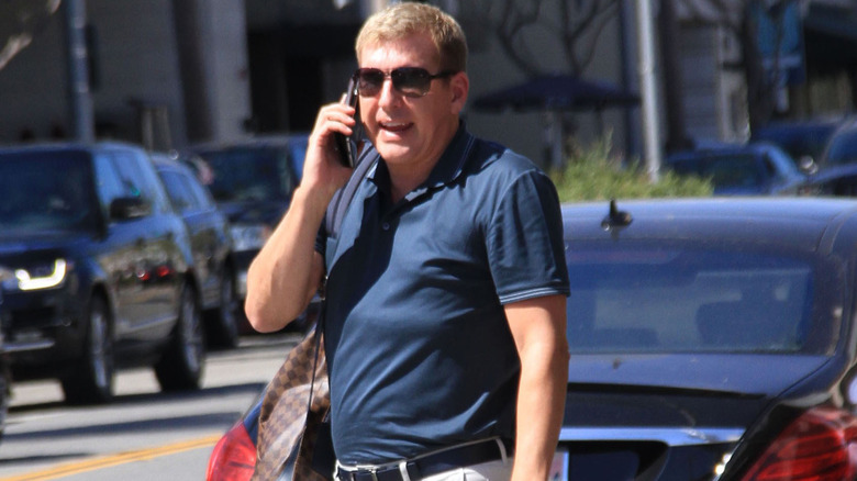 Todd Chrisley pictured on a phone call.