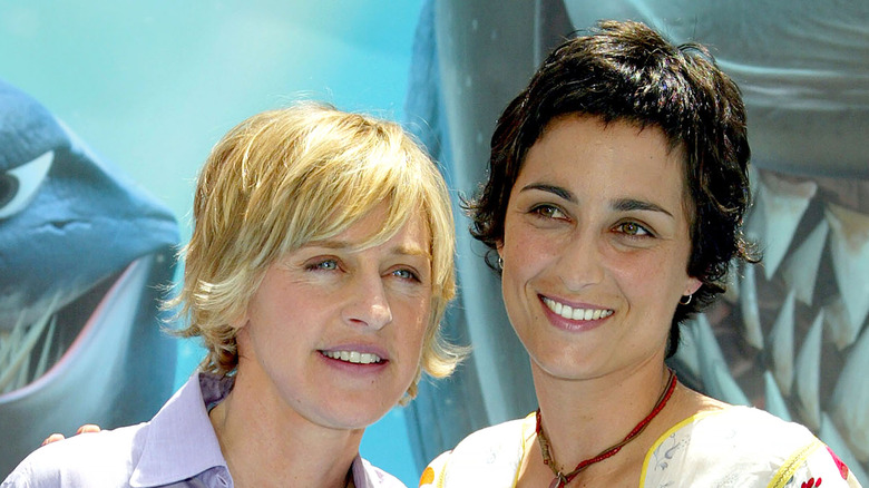 Ellen DeGeneres and Alexandra Hedison