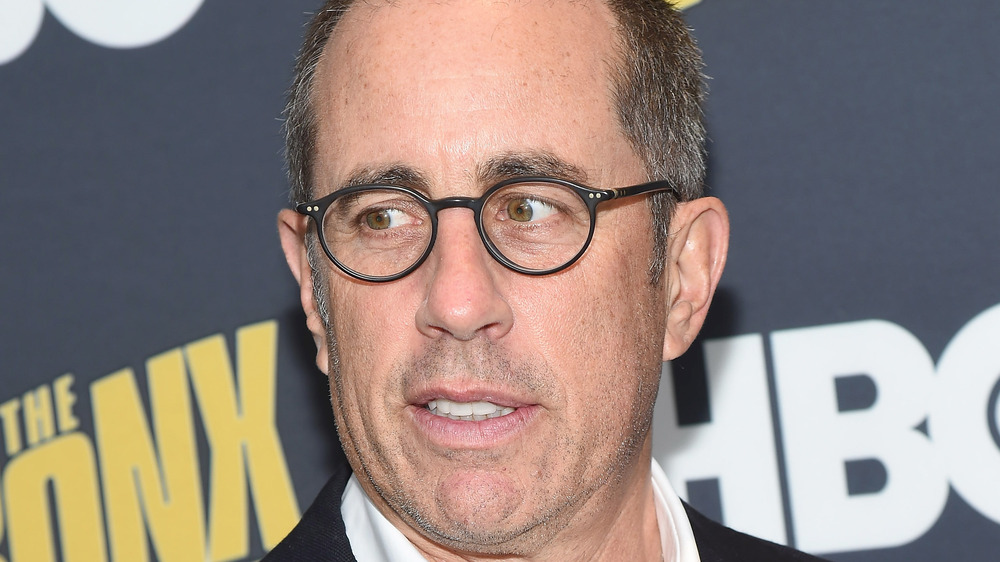 Jerry Seinfeld looking concerned