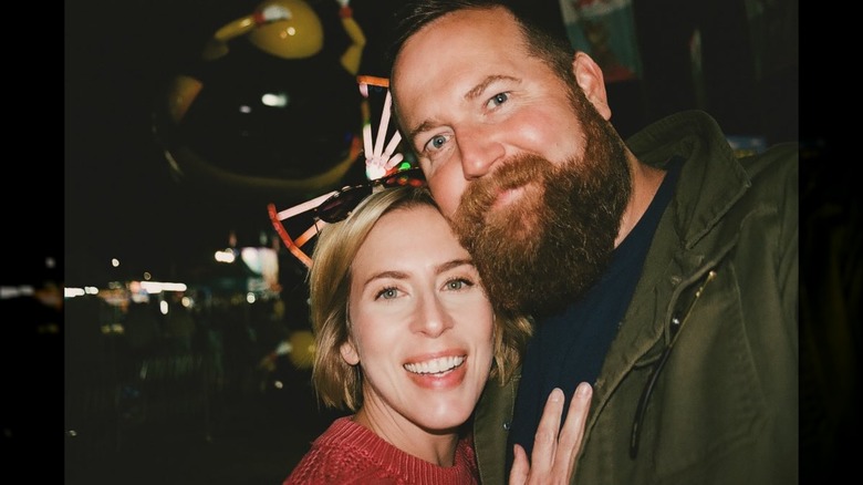 Erin and Ben Napier take a smiling selfie.