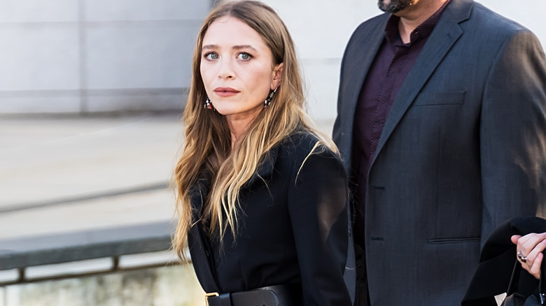 Mary-Kate Olsen walking