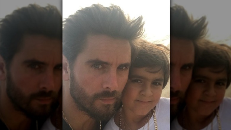 Scott Disick with his son Mason
