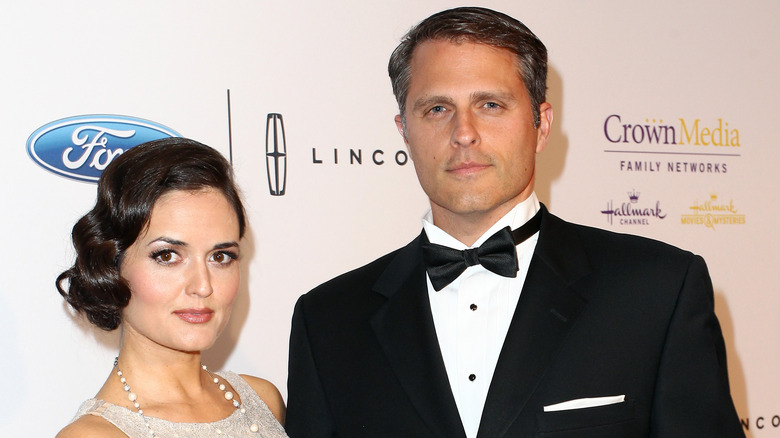 Danica McKellar finger wave Scott Sveslosky tux