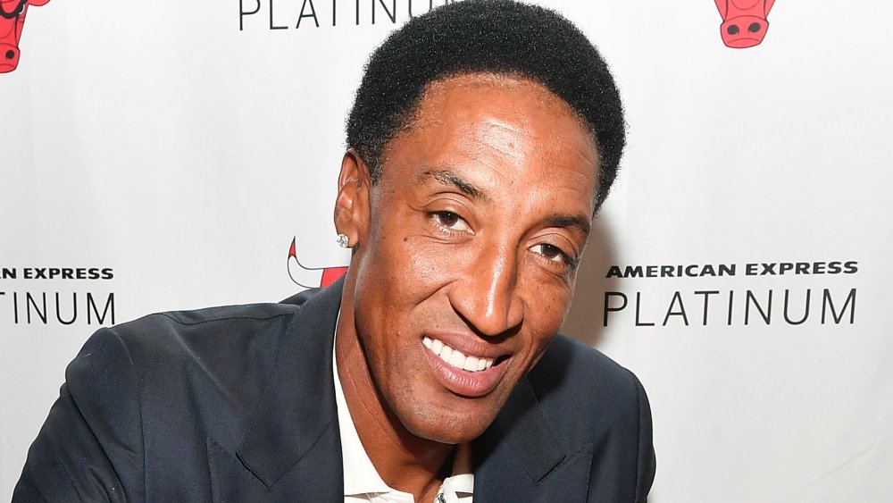 Scottie Pippen with his son Scotty Pippen