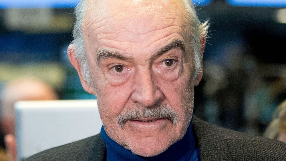 Sir Sean Connery visits the NY Stock Exchange in 2012 