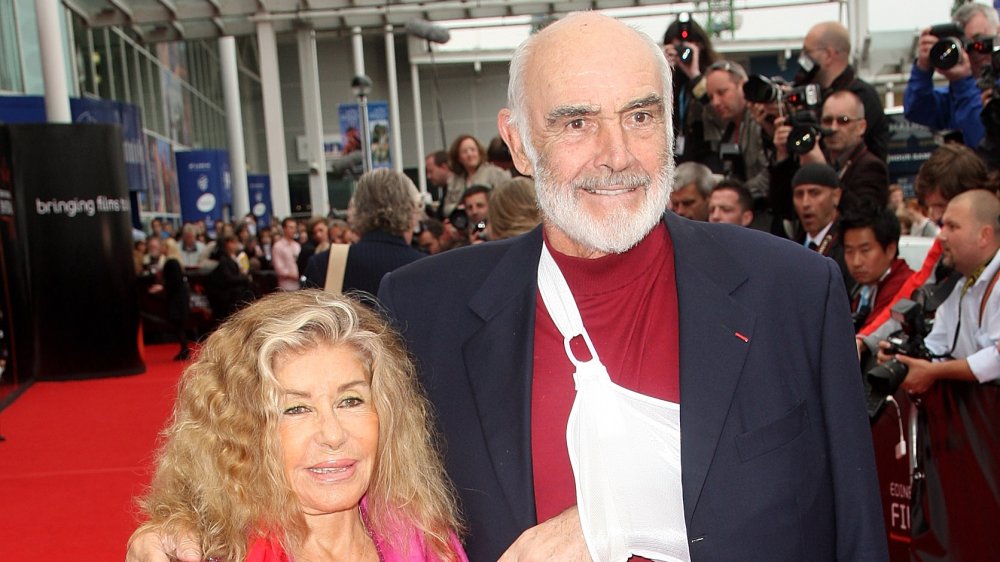 Micheline Roquebrune and Sean Connery