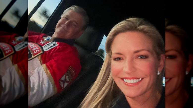 Ainsley Earhardt selfie with sean Hannity
