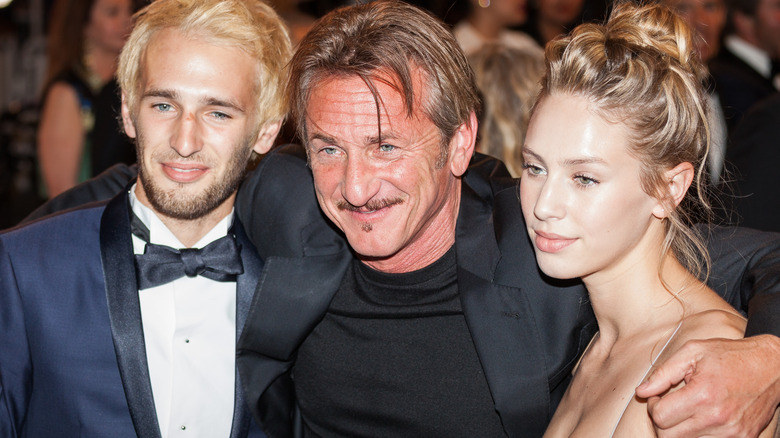 Sean Penn and his children