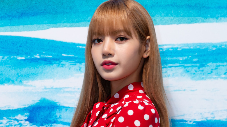 Lisa Blackpink in polka dot dress