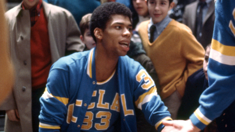 Kareem Abdul-Jabbar in college, playing basketball