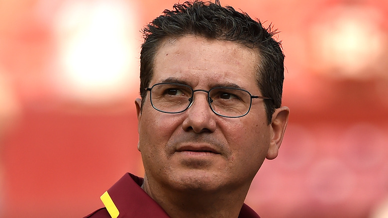 Dan Snyder looking up