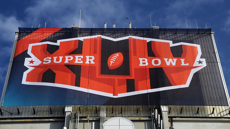 Super Bowl sign in Miami