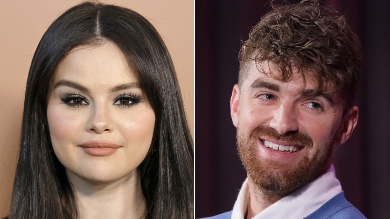 Selena Gomez and Drew Taggart posing for a picture