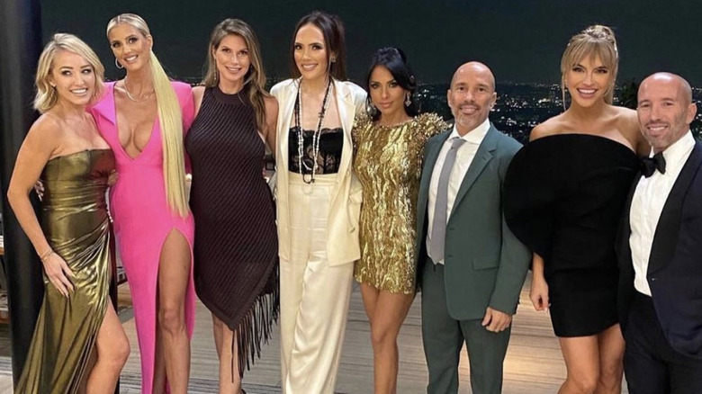 Vanessa Villela with the cast of Selling Sunset
