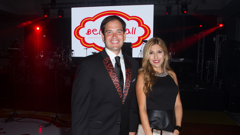 Senator Marco Rubio and Jeanette Dousdebes Rubio attending the First Annual Bella's Ball at Jungle Island