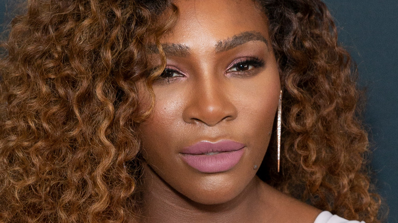 Serena Williams with red hair