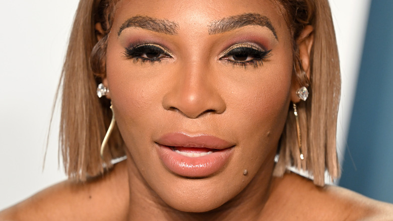 Serena Williams with bobbed hair