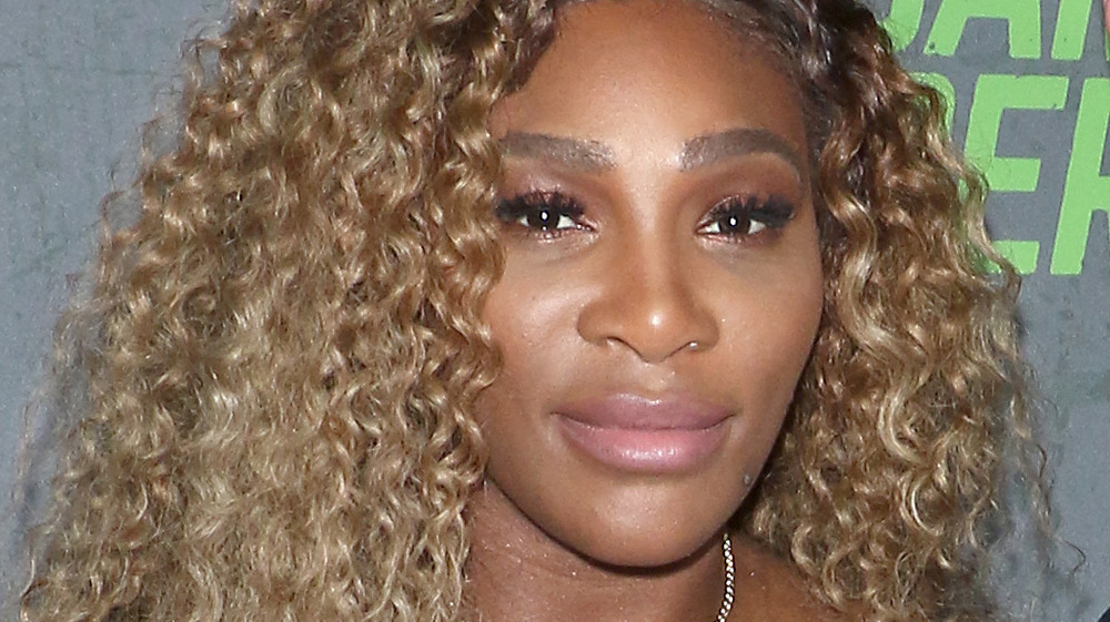 Serena Williams posing at an event