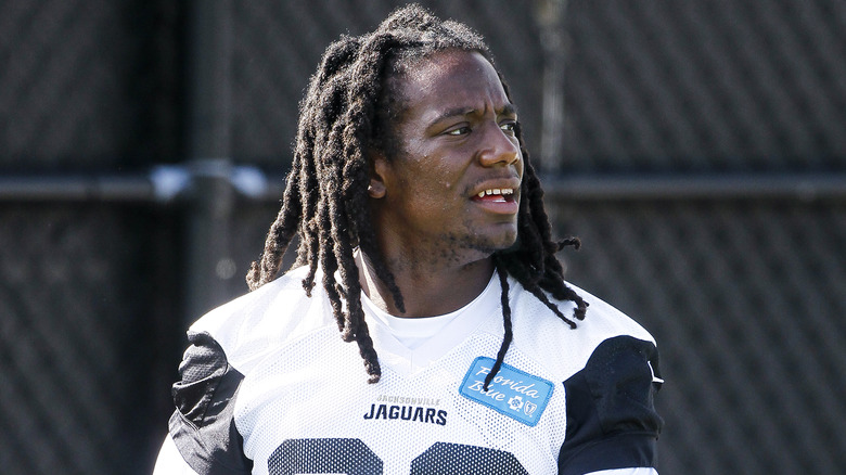 Sergio Brown on the field