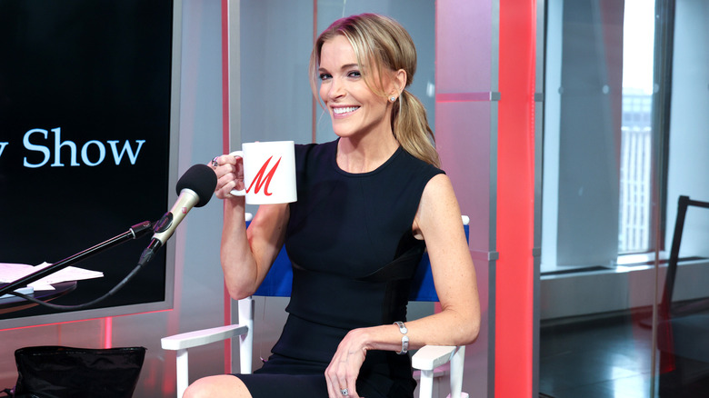 Megyn Kelly holding a mug