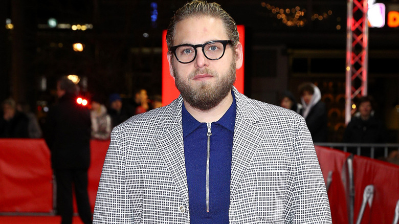 Jonah Hill arriving at premiere event