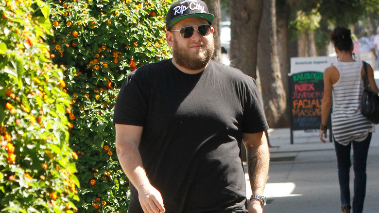 Jonah Hill walking