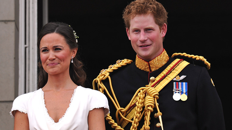 Pippa Middleton and Prince Harry at Prince William and Kate Middleton's wedding