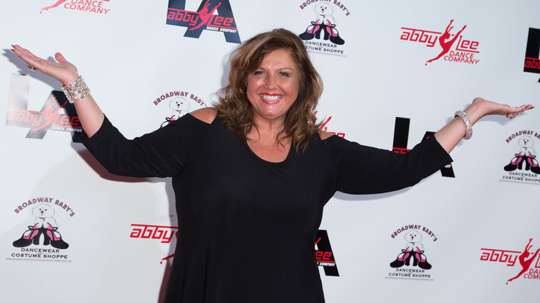 Abby Lee Miller posing at event