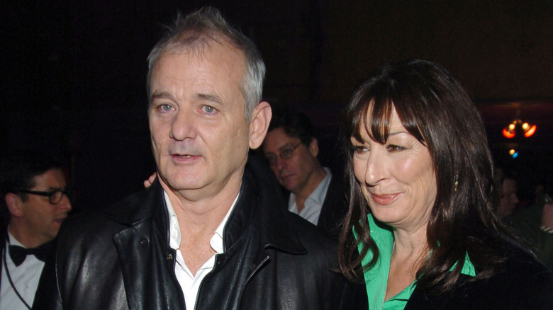Bill Murray and Anjelica Huston