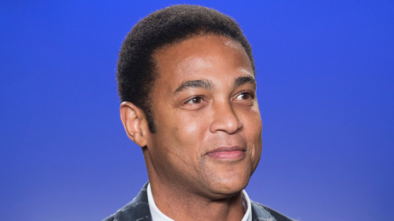 Don Lemon smirking at event