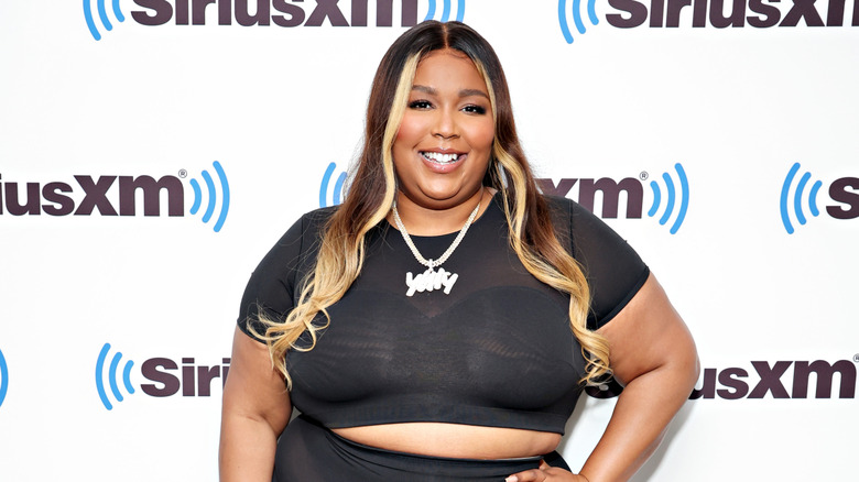 Lizzo poses for a photo
